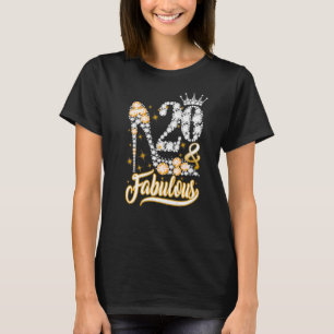 20 & Fabulous 20 Years 20:e Birthday Diamond C T Shirt