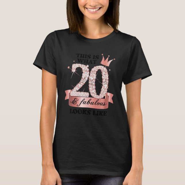 20 & Fabulous I Rose And White Party Group Candid  T Shirt (Framsida)