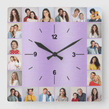 20 Fotokollage Brushed Metallic Lila Pastel
