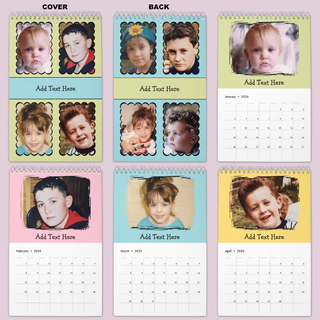20 foton personlig text Kalender (Skapare uppladdad)
