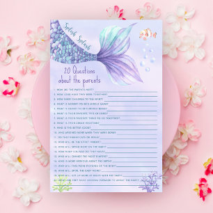 20 Frågor om barnduschen i Sjöjungfrun för föräldr