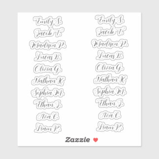 20 Gästmodern Elegant-kalligrafi Klistermärken