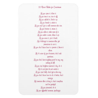 20 Grundläggande Regler för samexistens Magnet