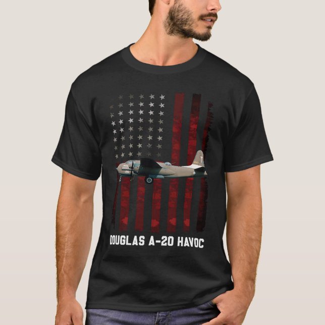 20 havoc douglas attackbomber t shirt (Framsida)