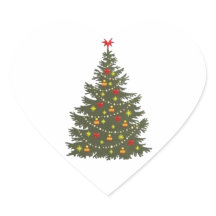 20 hjärtformade roligtar för julklistermärken