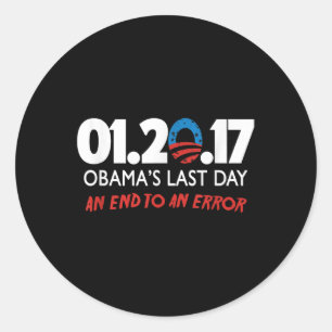 20 januari, 2017, Obamas, sista dagen Runt Klistermärke