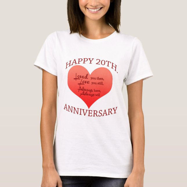 20. Jubileum Tee Shirt (Framsida)