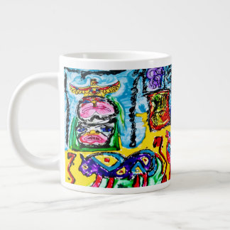 20 OZ—ABSTRAKT LILA BUFFALO JUMBO MUGG