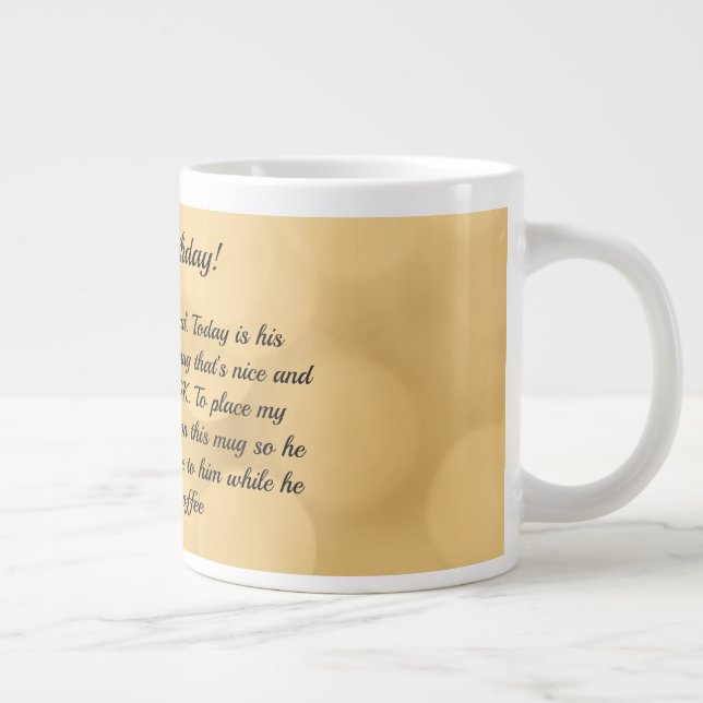 20 oz Grammy Birthday Mug Jumbo Mugg (Höger)