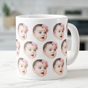 20 Oz Jumbo Baby Ansikte Fototsspecialitet Jumbo Mugg