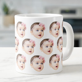 20 Oz Jumbo Baby Ansikte Fototsspecialitet Mugg