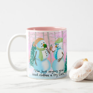 20 oz Snögubbar och kaffe mugg