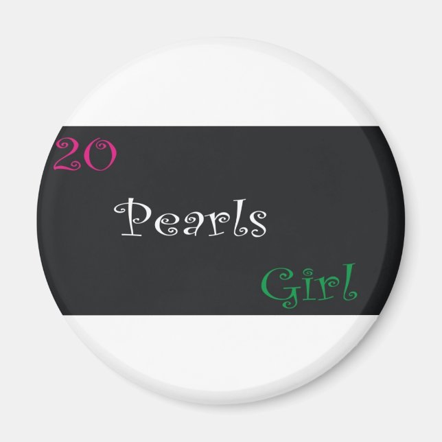 20 pärlor magnet (Framsidan)