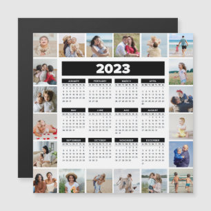 20 Photo Collage Black & White 2023 US Calendar