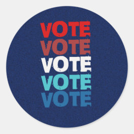 20 Politik Omröstningsspärrar Val Kampanj Runt Klistermärke