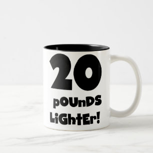 20 Pounds Lighter Två-Tonad Mugg