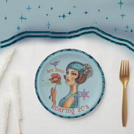 20:s Art Deco Blue