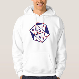 20-sidig tärning hoodie