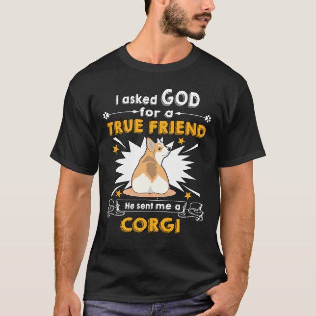 20 skickade han en Corgi till mig T Shirt (Framsida)