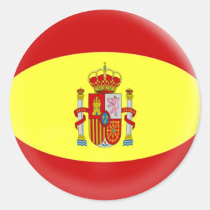 20 små klistermärken Spanien - flagga