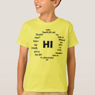20 språk t-shirt