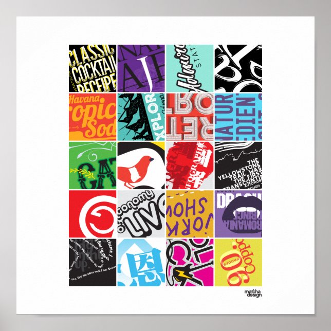 20 Squares Project II Poster (Framsidan)