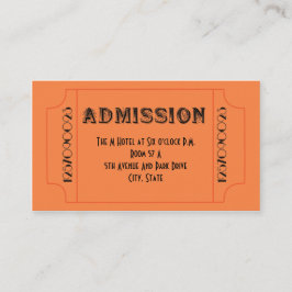 20-talarslet Temaparty Biljett