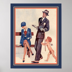 20-talart décocupiden & kopplar ihop poster