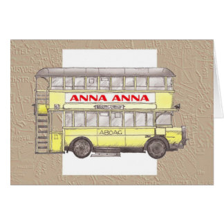 20-talBerlin buss Hälsningskort