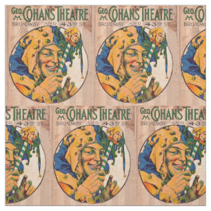 20-talCohans playbill för Theatre täcker trycket Tyg