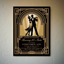 20-talets Art Deco Prom Homecoming School Gala Poster