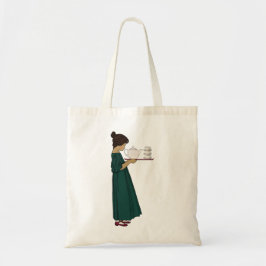 20-talTeaflicka Totebag Tygkasse
