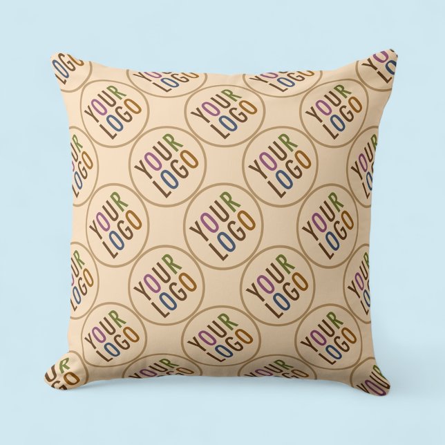 20-tums Anpassningsbar Dekorativ kudde med din för (MISOOK Throw Pillow with Logo Pattern)