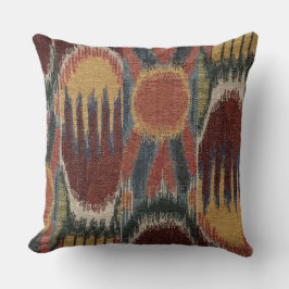 20-tums fyrkantiga kuddar med ikattdesign