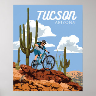 20-tums x16-tums bergsbiking poster