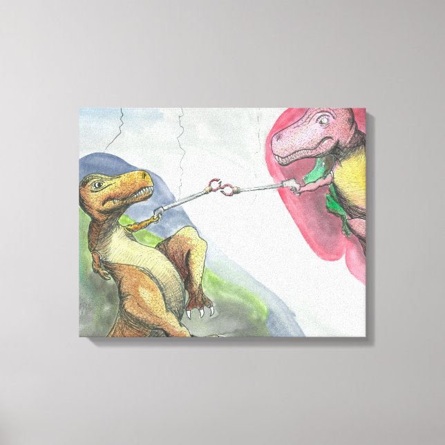 20-tums x16"x1.5-tums staplad arbetsyta "Skapa av  Canvastryck (Framsida)