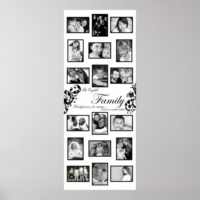 20-tums x50-tums 18-Personlig familjerepentag Poster (Framsidan)