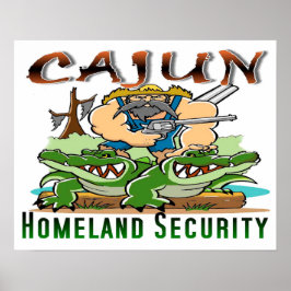 20-tums x 16-tums kajun Homeland Security-POSTER Poster