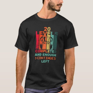 20 Vintage-spelaren på födelsedagsnivå 20 ps Joypa T Shirt
