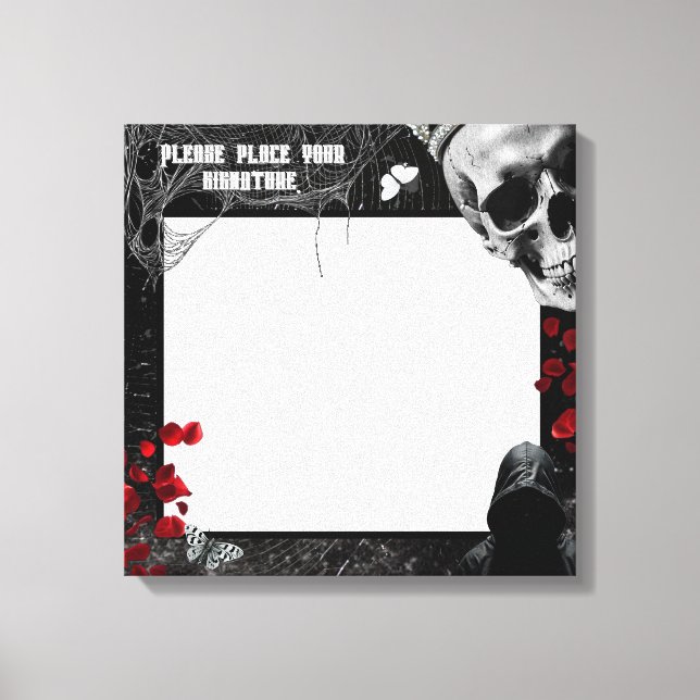 20"x20" Namnteckning Canvas Haunting Adeline Zade  (Framsida)