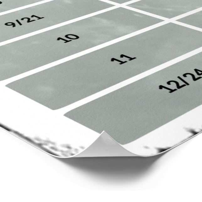 20 x 10 tum, tåliga gitarIntervaler Poster (projek (Hörn)