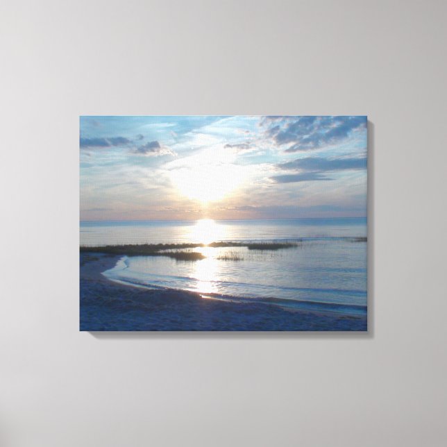 20" x 16"  Lindad Canvas Cape Cod Strand (Framsida)