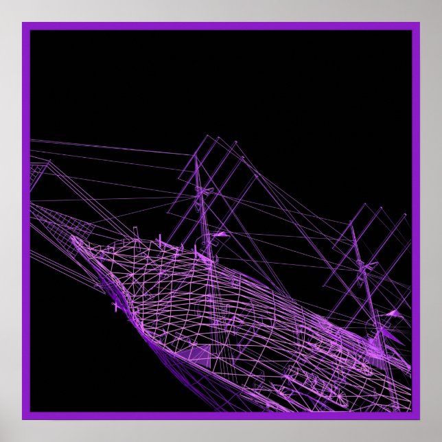 20 x 20 Frakt Väggkonst i Pirat (Framsidan)