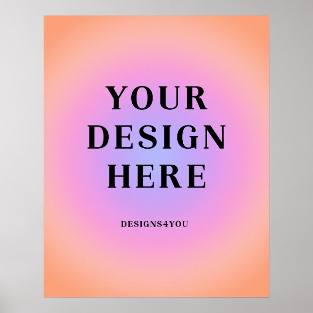 20 x 25 Lodrät Tryckt konst Poster (Framsidan)