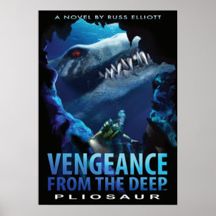 20 x 28 - hämnd - Pliosaur affisch 2