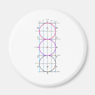 20 x 60 m ressage Court **Circles** Magnet