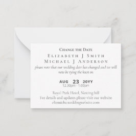 20 x FOTOFÖRÄNDRING av datum för uppskjutning inkl Rådkort