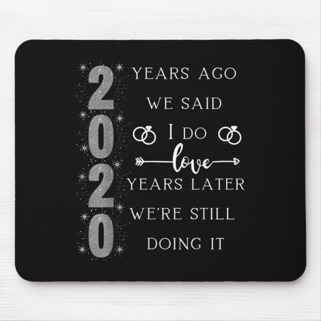 20 Year Wedding Anniversary. We Said I Do. We're S Musmatta (Framsidan)