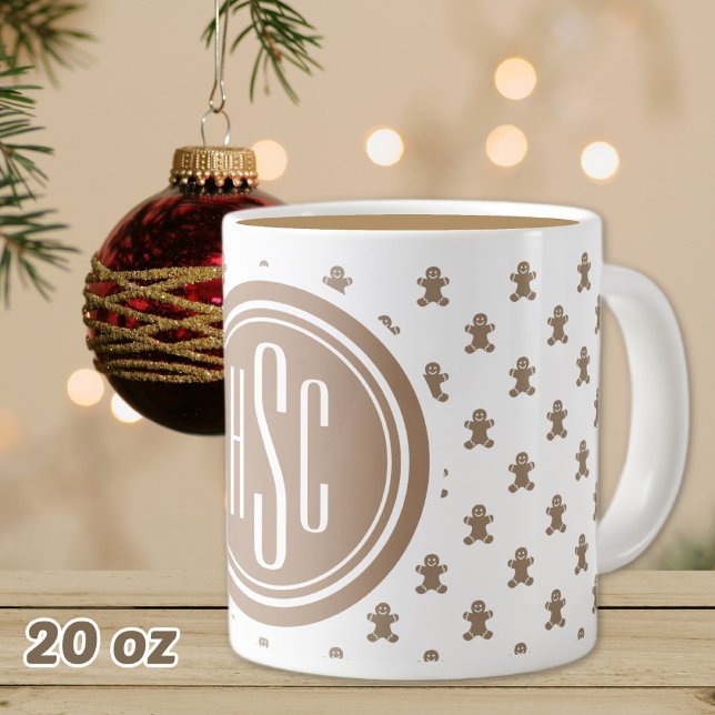 20oz Big Monogram-Pepparkaksgubbe Jumbo Mugg (Skapare uppladdad)