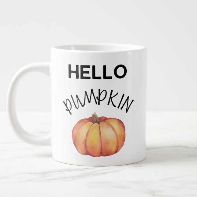 20oz Hej Pumpkin mugg Jumbo Mugg (Vänster)